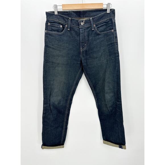 Levi's Jeans Men's 30x30 Blue 511 Dark Wash 100% Cotton Denim Non-Stretch - Picture 1 of 9